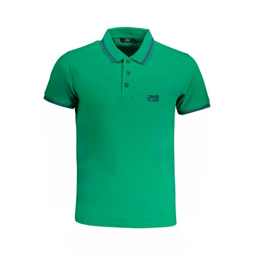 Cavalli Class MEN&#39;S GREEN SHORT SLEEVED POLO SHIRT Cijene