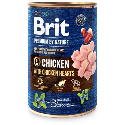 Brit Premium by Nature Pi&scaron;čanec s srčki konzerva 400 g Cene