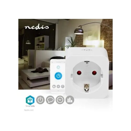 Nedis WiFi Smart Utičnica | Kontrola Potrošnje | 3680W | SmartLife Cijene