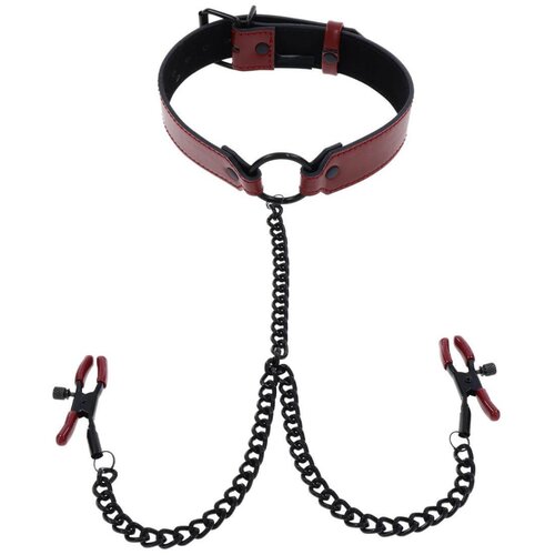 Tonga SPORTSHEETS SAFFRON COLLAR WITH NIPPLE CLAMPS 830613 Cene