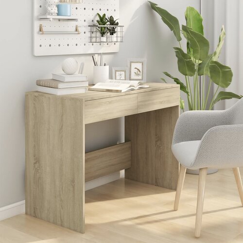  Radni stol boja hrasta sonome 101x50x76,5 cm konstruirano drvo Slike