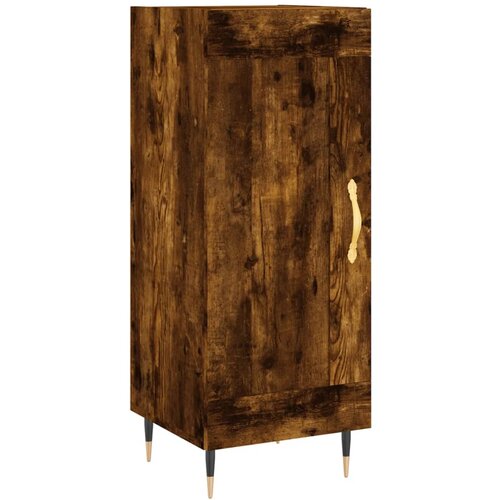 Maison Chic Komoda - Predalnik dimljeni hrast 34,5x34x90 cm inženirski les, (21718166) Slike