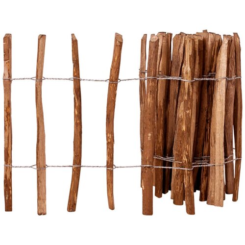 VidaXL Drvena Ograda Impregnirano Drvo Lijeske 60x500 cm Slike