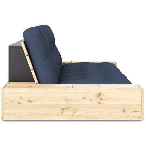 Karup Design Temno modra raztegljiva sedežna garnitura 244 cm Base &amp;ndash; Slike
