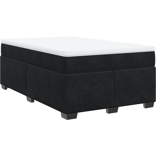 Maison Chic Box spring postelja - Vzmetna postelja z vzmetnico črna 120x200 cm žamet SL24647, (21880153) Cene