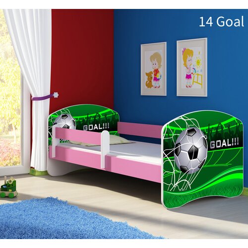  Dječji krevet ACMA s motivom, bočna roza 180x80 cm 14 Goal Cene