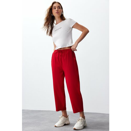 Trendyol Red Harem/Shalwar Aerobin Trousers Slike