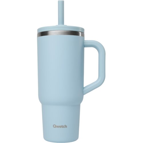 Qwetch Travel Cup with leakproof lid - 900 ml - Pastel bleu Cijene