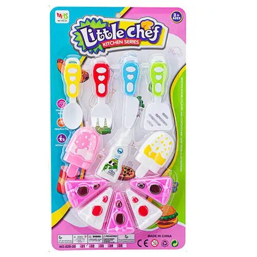 Magic Toys Little Chef set sladkarij s sladoledom in jedilnim priborom Cene