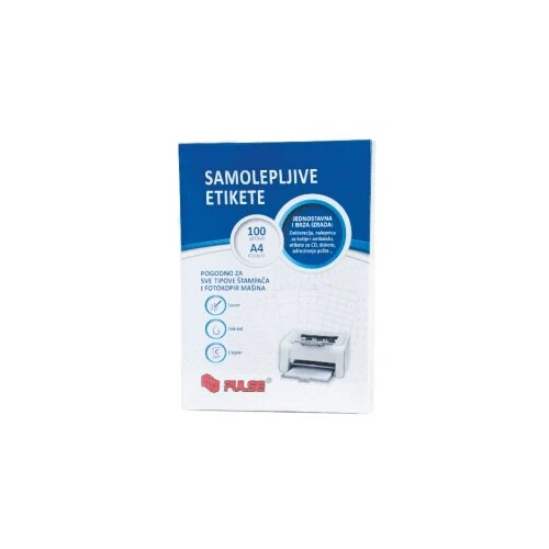 Pulse samolepljive etikete  105x74mm 8/1 100lis. Cene