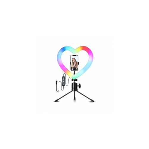 Selfie LED Ring light RGB JM26T 26cm srce sa tripodom Cene
