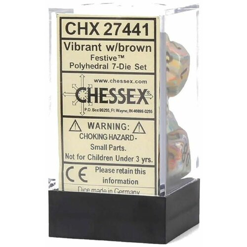 Chessex kockice - festive - vibrant & brown (7) Cene