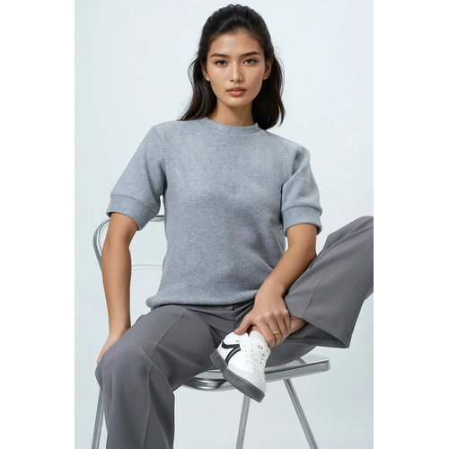 Trend Alacati Stili Ženska bluza Alc-X14709, Siva Cene