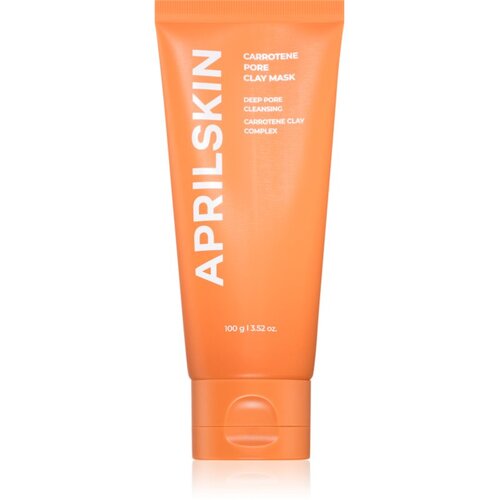 APRIL SKIN Carrotene IPMP Quick Dry Pore Tightening Clay Mask čistilna maska za obraz iz ilovice za raz&scaron;irjene pore 100 g Cene