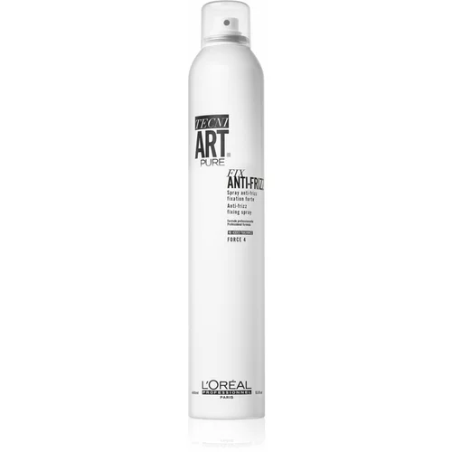 L´Oréal Paris Tecni.Art Fix Anti Frizz Pure sprej za fiksiranje šminke anti-frizzy bez mirisa 400 ml