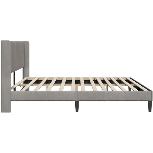  Krevetna konstrukcija Svjetlosiva 200 x 200 cm Bar&amp;scaron;un Slike