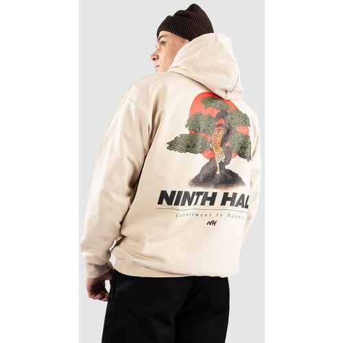 Ninth Hall Balanced Pulover s kapuco natural Cene
