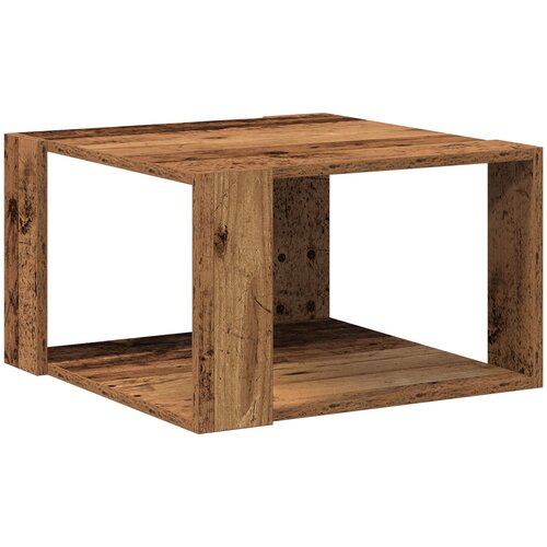 VidaXL Stolić za kavu Staro drvo 51.5x51.5x30 cm Obrađeno drvo Slike