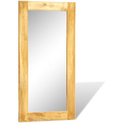 VidaXL Pravokotno Stensko Ogledalo Leseni Okvir 120 x 60 cm Slike