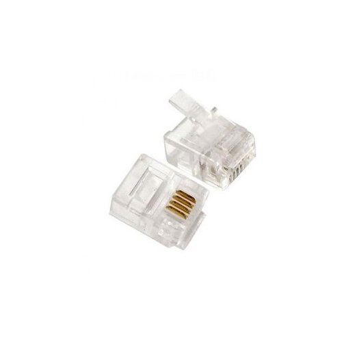 Telefonski konektor RJ-11, MP-6P4C/100, 100 kom Slike