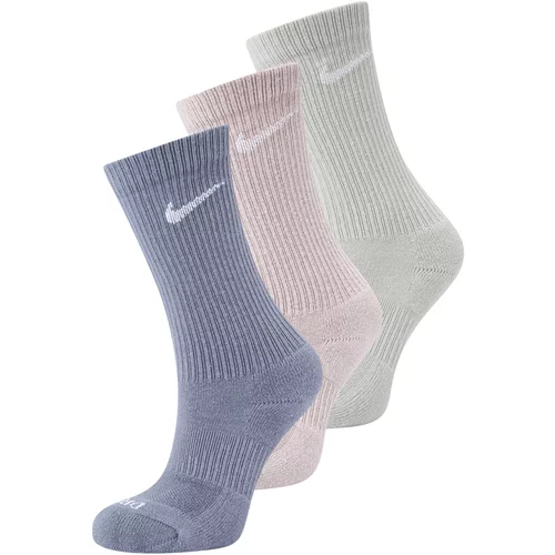 Nike Sportske čarape 'Everyday' opal / kaki / roza / bijela