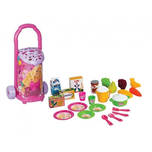 Dolu dede barbie kolica sa posuđem i namirnicama ( 015089 ) Slike