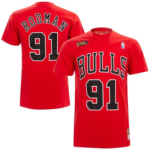 Mitchell And Ness mu&amp;scaron;ka Dennis Rodman 91 Chicago Bulls HWC majica Slike