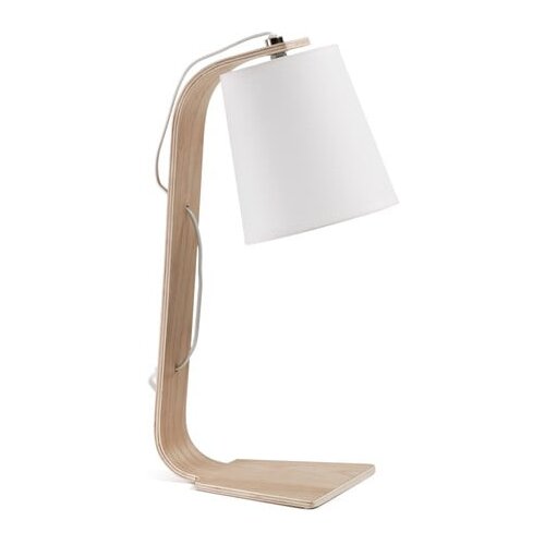 Kave Home bijela stolna lampa Percy Slike