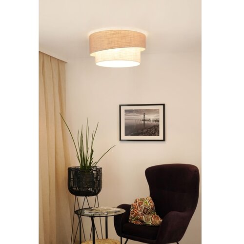 Brilagi plafonsko svetlo dover shine 1xE27/15W/230V prečnik 50 cm siva/krem Slike