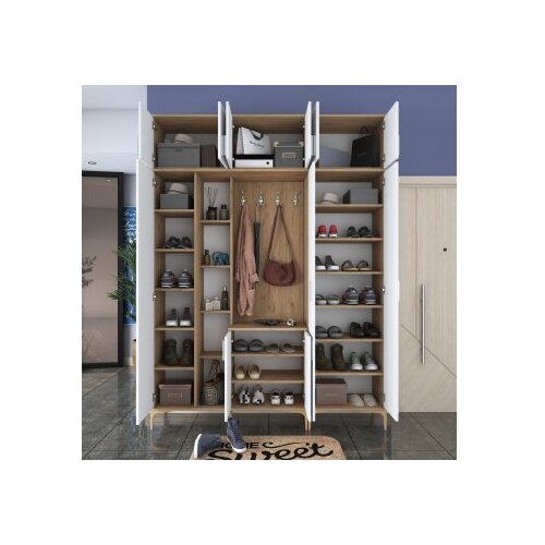 Hanah home Ormar EA128-2795, 180x240x37,5 cm, Bijeli Cene