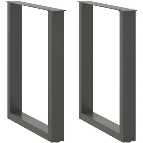 vidaXL noge kavne mizice u-oblika 2 kosa antracit 70x(72-73)cm jeklo Cene