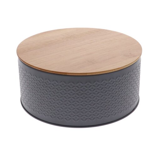 Brabantia Kutija metalna sa bambus poklopcem fi20,5 cm 1133-88652540 siva Cijene