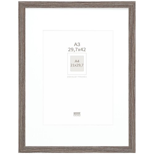 DEKNUDT S66KH3 P1 DIN A3 29,7x42 Holz grau mit Passepartout Cijene
