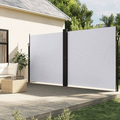  The Living Store Zložljiva stranska tenda bela 200x600 cm - Zložljiva Stranska Tenda, (21495842) Cene