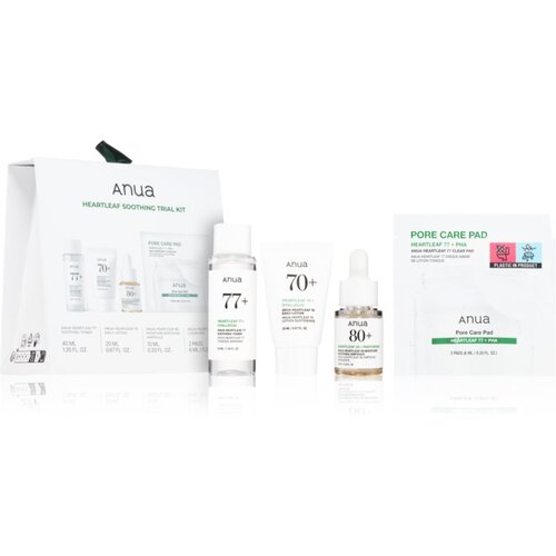 Anua Heartleaf Soothing Trial Kit poklon set za smirenje kože lica Slike
