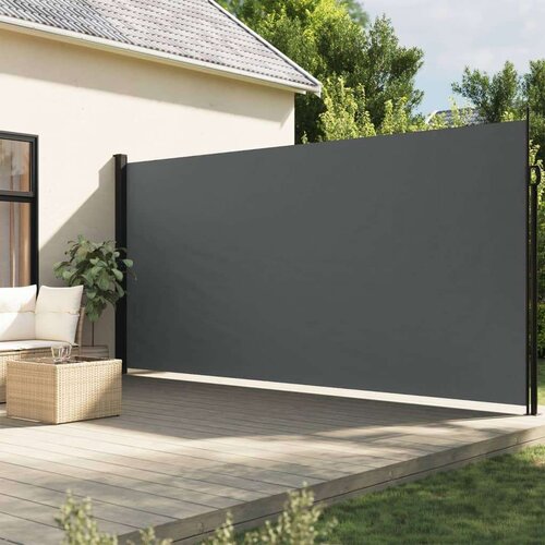 VidaXL Bočna tenda na uvlačenje antracit 200x300 cm Slike