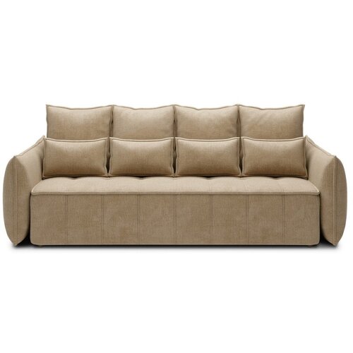ELTAP Svjetlo smeđa bar&amp;scaron;unasti sklopiva/s prostorom za odlaganje sofa 242 cm Weltton &amp;ndash; Slike