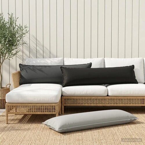  Jastuk s jastukom HOUTEN 2 kom. Siva Poliester - Siva 40 x 145 cm 2 Slike