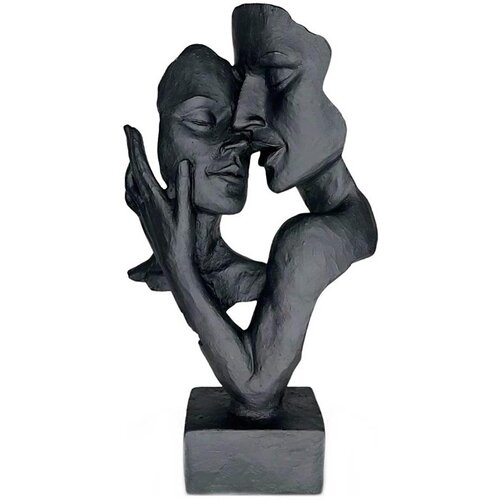  Stoni ukras 29x9x17 cm smola/crna Slike