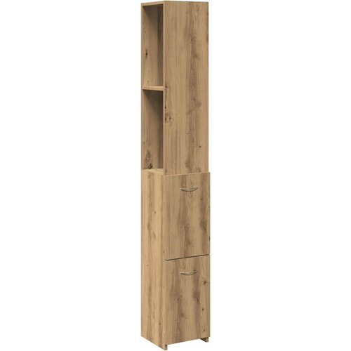 Maison Chic Kopalniška omarica - Kopalniški kabinet artisan hrast 25x25x170 cm inženirski les, (21794882) Cene