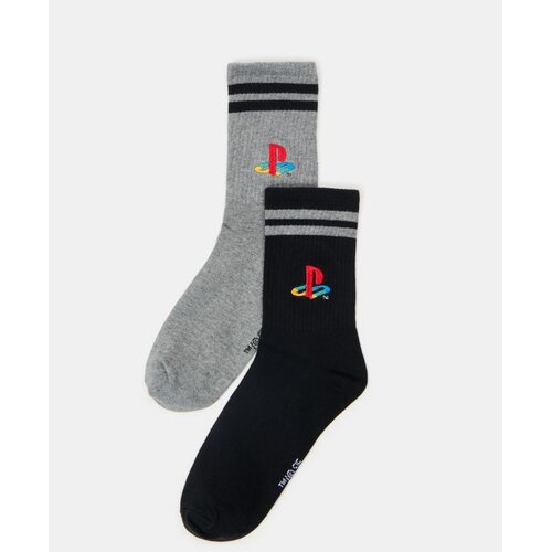 Sinsay Duge prugaste čarape s vezenjem 2 komada PlayStation Slike