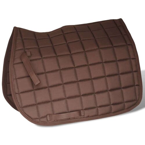 VidaXL Sedlo za Jahanje Komplet 17,5 &amp;quot; od Prave Kože Smeđe 12 cm 5 u 1 Slike
