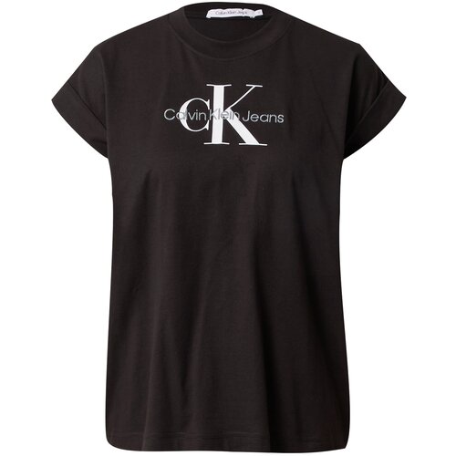 Calvin Klein Jeans Majica svetlo siva / črna / bela Slike