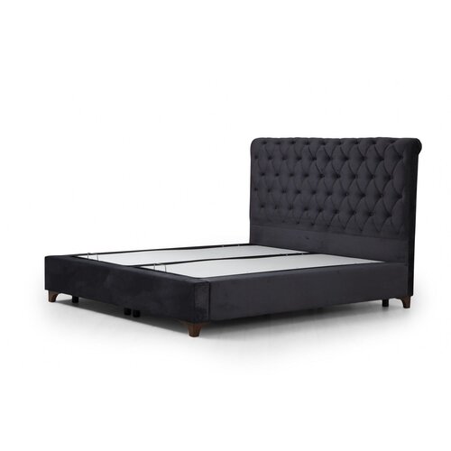 Hanah home Bračni krevet Deluxe 160 x 200 Anthracite Cene