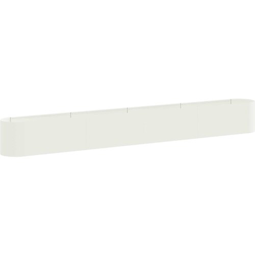 vidaXL Povišeni vrtni krevet Bijela 360 x 40 x 40 cm - Bijela 360 cm Cene