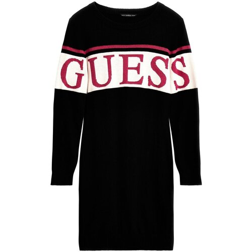 Guess Kratke obleke J3BK16 Črna Slike