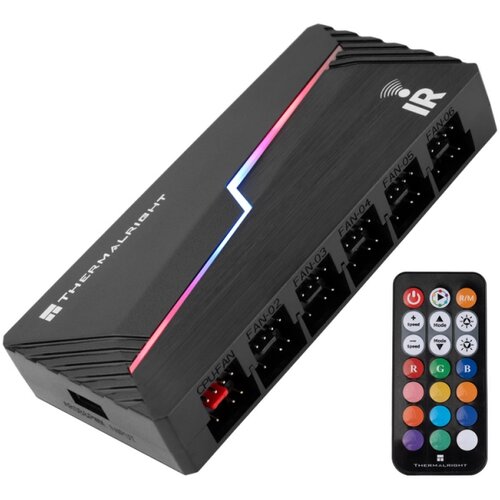 Thermalright TL-ARGB and FAN HUB x12 IR BLACK Slike