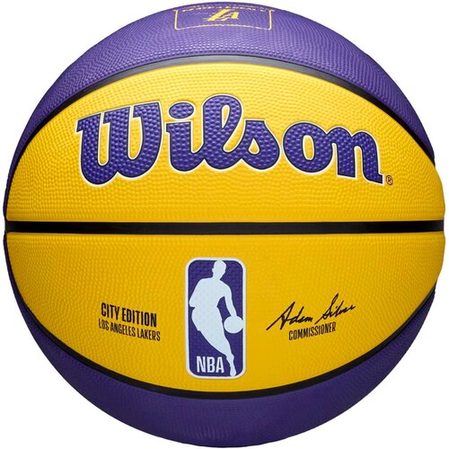 Wilson košarkaška lopta 2024 NBA Team City Edition La Laker 7, Plavo - žuta Cene