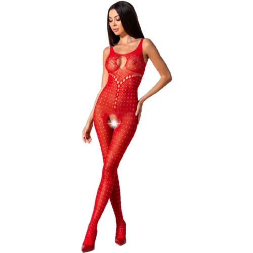 Passion WOMAN BS078 BODYSTOCK TALLA UNICA RDEČA, (21405290)