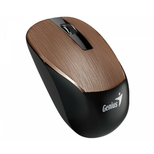 Genius nx-7015 rosy brown wireless optical usb braon-crni miš Slike
